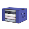 Cutie Depozitare si Organizare Teno1031, pliabila, maner ranforsat si fereastra transparenta, pentru haine/paturi/ plapumi/ perne/ lenjerii de pat/jucarii, 84 L, 60x 40x 35 cm, albastru