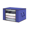 Cutie Depozitare si Organizare Mica Teno1030, pliabila, maner ranforsat si fereastra transparenta, pentru haine/paturi/ plapumi/ perne/ lenjerii de pat/jucarii, 60 L, 46x 48x 28 cm, albastru