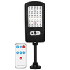 Lampa Solara Stradala 25 LED-uri Teno879, control prin telecomanda, senzor de miscare, 3 moduri de iluminare, protectie IP65, Waterproof, exterior, negru