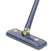 Mop cu Cap Dreptunghiular Teno1023, rotire 360 grade, telescopic, curatare usoara, o laveta, 123 cm, albastru/galben