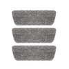 Set 3 Rezerve pentru Mop cu Cap Dreptunghiular Teno1245, rotire 360 grade, 34 x 12 cm, gri