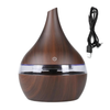 Difuzor Aromaterapie Teno1463, forma conica, lumini ambientale, control tactil, capacitate 200ml, silentios, rezerva inclusa, alimentare USB, umidifica aerul, stejar inchis