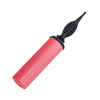 Pompa Manuala Pentru Umflat Baloane cu Dublu Sens Teno371, multifunctionala, materiale calitative, umflare rapida, rosu/negru, 28 cm