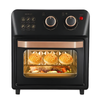 Friteuza cu Aer Cald Teno1662, tip cuptor electric, geam de sticla, capacitate 12 L, gatire cu aer cald, fara ulei, tavita si gratar incluse, tehnologie circulatie aer 360 de grade, versatila, 2400 W, negru