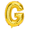 Balon in Forma de Litera G Teno1471, metalizat, pentru Petreceri/Aniversari/Evenimente, rezistent, folie, gold, 40 cm