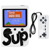 Mini Consola Jocuri Retro Game Box Teno1503, SR-90, 400 in 1, maneta 2nd player inclusa, rotita volum, portabila, cablu AV, incarcare USB-MINI, autonomie ridicata,11x8 cm, alb