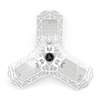 Lampa LED cu 3 Brate Mobile Teno1221, 3 aripi pliabile, 36 LED-uri, flux luminos 3000LM, lumina alba rece 6000-6500K, bec iluminare pentru interior garaj/depozit/atelier, alb