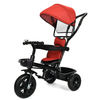 Tricicleta pentru Copii 6 in 1 Teno1582, aparatoare de siguranta, copertina retractabila, pernuta pentru cap, cosuri de depozitare frontal si dorsal, protectie raze UV, suport de picioare, pedale, greutate maxima 25 kg, rosu