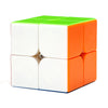 Cub Rubik Magic Cube Teno364, speed puzzle, stickerless, dezvoltarea inteligentei, 2x2x2, multicolor