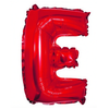 Balon in Forma de Litera E Teno1477, metalizat, pentru Petreceri/Aniversari/Evenimente, rezistent, folie, rosu, 40 cm