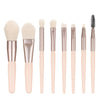 Set 8 Mini Pensule pentru Machiaj Teno312, machiaj profesional/incepatori, portabile, crem