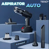 Aspirator de Mana Auto Teno1570, 6 in 1, aspirare, suflare, vidare, umflare, viteza ridicata, motor puternic, autonomie mare, baterie litiu, filtru HEPA, 35000PA, 120W, negru