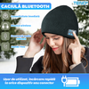 Caciula Bluetooth Unisex Teno1493, hands-free, microfon, difuzoare stereo incorporate, sistem audio detasabil, curatare usoara, comoda, pentru alergare/drumetii, gri inchis