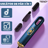 Uscator Profesional de Par 3 in 1 Teno1085, aparat multifunctional coafare si uscare, 3 accesorii incluse, 1200W, albastru