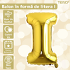 Balon in Forma de Litera I Teno1470, metalizat, pentru Petreceri/Aniversari/Evenimente, rezistent, folie, gold, 40 cm