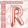 Balon in Forma de Litera R Teno1473, metalizat, pentru Petreceri/Aniversari/Evenimente, rezistent, folie, rose gold, 40 cm