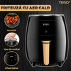 Friteuza Fara Ulei Air Fryer Teno1420, tehnologie smart sensing, programe smart chef automate, afisaj digital, capacitate 6 L, tehnologie de eliminare a grasimii, functie de pastrare la cald, tensiune alimentare 220 V