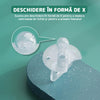Dispenser Gradat Tip Suzeta Teno41, administrare medicamente sugari, 6 piese, usor de folosit, 10ml, transparent