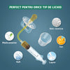 Dispenser Gradat Tip Suzeta Teno41, administrare medicamente sugari, 6 piese, usor de folosit, 10ml, transparent