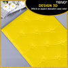 Set Tapet 3D Teno389, suprafata acoperire 2.45 mp, autoadeziv, waterproof, design modern, usor de montat, 70x35cm, galben