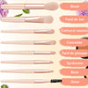 Set 8 Mini Pensule pentru Machiaj Teno312, machiaj profesional/incepatori, portabile, crem