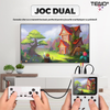 Mini Consola Jocuri Retro Game Box Teno1503, SR-90, 400 in 1, maneta 2nd player inclusa, rotita volum, portabila, cablu AV, incarcare USB-MINI, autonomie ridicata,11x8 cm, alb