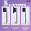 Uscator Profesional de Par 3 in 1 Teno1084, aparat multifunctional coafare si uscare, 3 accesorii incluse, 1200W, alb