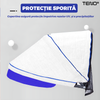 Tricicleta pentru Copii 6 in 1 Teno1574, pozitie de somn, aparatoare de siguranta, copertina retractabila, maner cu suport de bauturi, cosuri de depozitare frontal si dorsal, protectie raze UV, suport de picioare, pedale, greutate maxima 25 kg, albastru