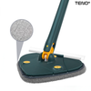 Set 3 Rezerve pentru Mop cu Cap in Forma de Inima Teno1244, rotire 360 grade, 24 cm, gri
