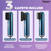 Uscator Profesional de Par 3 in 1 Teno1085, aparat multifunctional coafare si uscare, 3 accesorii incluse, 1200W, albastru
