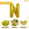 Set 12 Baloane Teno748, Litere, pentru Petreceri/Aniversari/Evenimente, o singura dimensiune, o culoare, metalizate, folie, model BINE ATI VENIT auriu, 45 cm