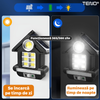 Lampa Solara in Forma de Casa 81 LED-uri Teno889, senzor de miscare, 3 moduri de iluminare, protectie IP65, Waterproof, exterior, negru