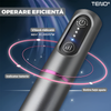 Pila Electrica Profesionala pentru Unghii Teno1139, freza wireless, 20000 RPM, indicator LED, manichiura-pedichiura, 6 capete pentru pila, 60 benzi de slefurie, portabila, gri