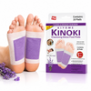 Set 10 de plasturi KINOKI Teno2795, pentru detoxifiere, ingrediente naturale, lavanda, imbunatatesc somnul, energizeaza, curata, adezivi, mov