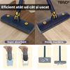 Mop cu Cap Dreptunghiular Teno1023, rotire 360 grade, telescopic, curatare usoara, o laveta, 123 cm, albastru/galben