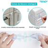 Set 7 x Siguranta Usi Copii Teno®, sistem de blocare usi/sertare/duapuri, ajustabile pe lungime, adeziv puternic, anti-deschidere accidentala, transparent