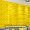 Set Tapet 3D Teno389, suprafata acoperire 2.45 mp, autoadeziv, waterproof, design modern, usor de montat, 70x35cm, galben