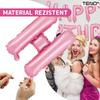 Set 25 Baloane Teno717, Litere, pentru Petreceri/Aniversari/Evenimente, confetti, stelute, model HAPPY BIRTHDAY, rose