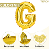 Balon in Forma de Litera G Teno1471, metalizat, pentru Petreceri/Aniversari/Evenimente, rezistent, folie, gold, 40 cm
