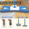 Mop cu Cap in Forma de X Teno1149, rotire 360 grade, telescopic, curatare usoara, 2 lavete incluse, 123 cm, albastru deschis