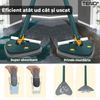 Mop cu Cap in Forma de Inima Teno1156, rotire 360 grade, telescopic, curatare usoara, 3 lavete incluse, 127 cm, verde/galben