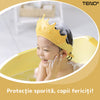 Palarie de Baie pentru Copii Teno®, protectie impotriva samponului pentru ochi si urechi, reglabila, forma coroana rege/regina