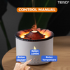 Difuzor Aromaterapie Lava Teno®, 2 culori LED, capacitate 360ml, silentios, umidifica aerul, alb