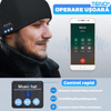 Caciula Bluetooth Unisex Teno1493, hands-free, microfon, difuzoare stereo incorporate, sistem audio detasabil, curatare usoara, comoda, pentru alergare/drumetii, gri inchis