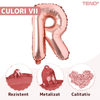 Balon in Forma de Litera R Teno1473, metalizat, pentru Petreceri/Aniversari/Evenimente, rezistent, folie, rose gold, 40 cm