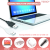 Mini Lampa Led Teno1006, alimentare USB, lumina pentru citit, flexibila, portabila, compatibilitate universala, roz
