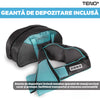 Aparat Profesional pentru Masaj Cervical Teno329, spate, lombara, abdomen si picioare, shiatsu, 4 puncte de masaj, albastru
