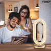 Lampa Ambientala Cristal LED Teno356, forma ovala, portabila, 3 moduri de iluminare, intensitate ajustabila, tactila, incarcare USB-C
