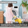 Cos de Rufe Pliabil Mic cu Manere Teno943, organizare si depozitare, multifunctional, compact, 30 litri, 42 x 32 x 28 cm, gri
