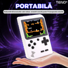 Mini Consola Jocuri Retro Game Box Teno1501, SR-90, 400 in 1, rotita volum, portabila, cablu AV, incarcare USB-MINI, autonomie ridicata,11x8 cm, negru
